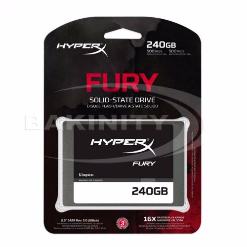 SSD Kingston HyperX Fury 240GB SHFS37A/240G — Sabit diskləri, Bakı