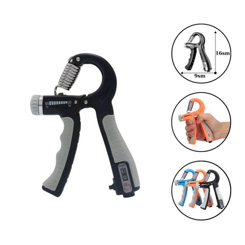 Bilək espanderi Hand Grip 3097, sayğac ilə, plastik/polad, qara — Bakı