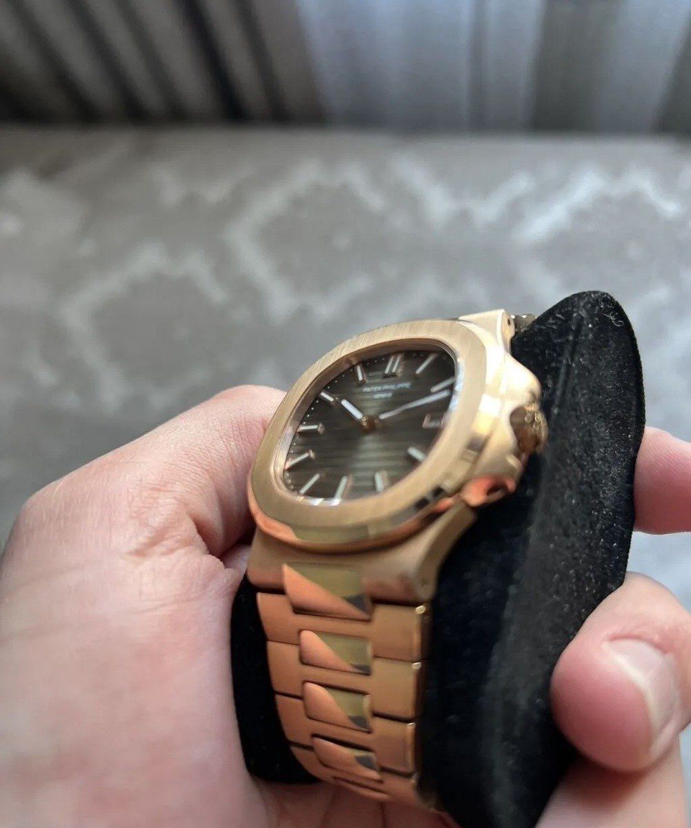 Qol saatı Patek Philippe Naitilus Rose Gold — Şəxsi əşyalar, Bakı (3)