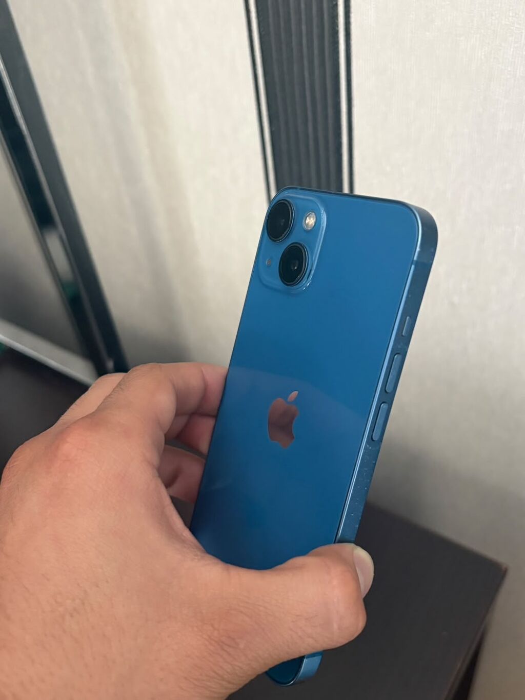 IPhone 13, 128 GB, Mavi, Zəmanət, Barmaq izi, Simsiz şarj — Apple iPhone, Bakı (3)