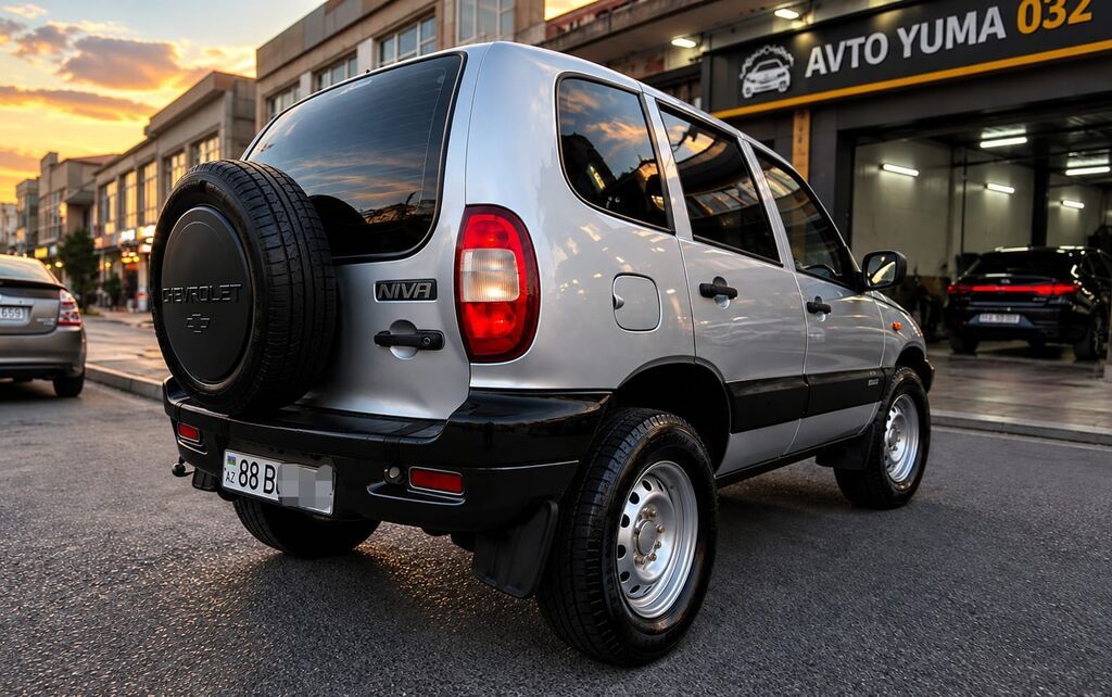 Chevrolet Nıva 1.7 2009 4x4 Mator, karobka və mostlar əla — Avtomobillər, Bakı (4)