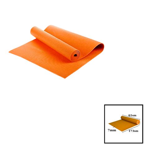 Yoqa üçün mat TPE Yoga Mat 173x61x0.7 sm, narıncı — Bakı