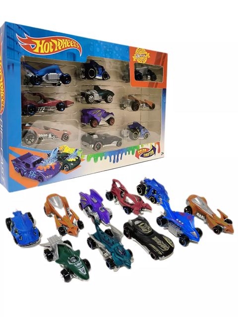 Maşın dəsti Hot Wheels, metal, rəngbərəng, 10 əd — Bakı