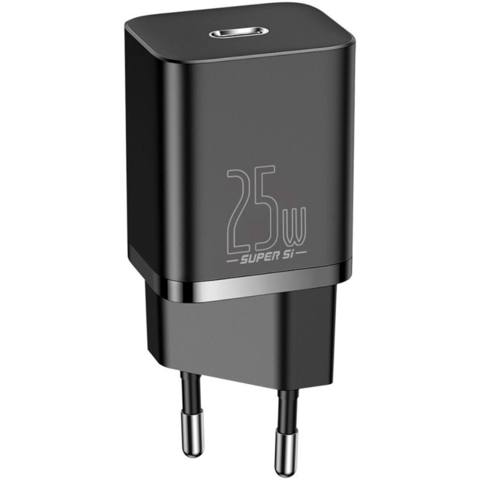 Baseus Super Si Quick Charger 1C 25W Usb-c Adapter Kabel ilə Kompakt — Şarj cihazları