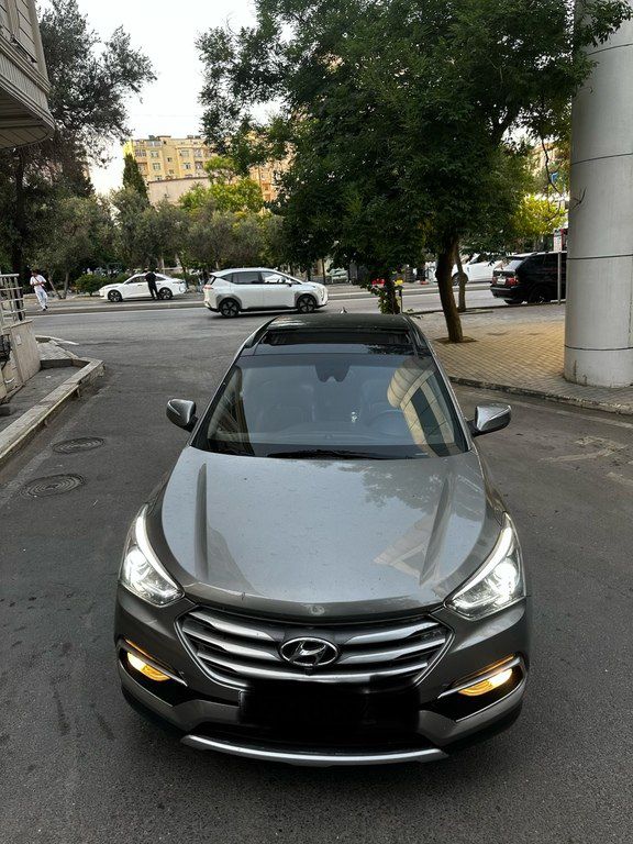 Hyundai Santa Fe, 2.0 L, 2017 il, 160 934 km — Avtomobillər, Bakı (2)