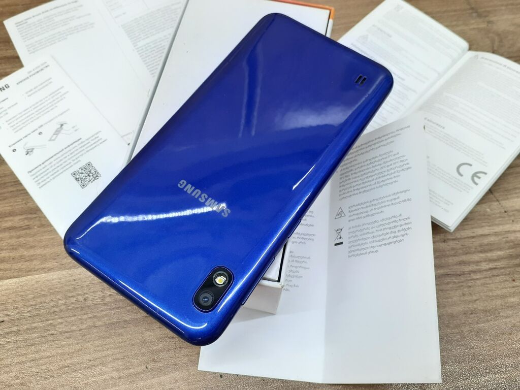 Samsung Galaxy A10, 32 GB, rəng - Göy, Zəmanət, Düyməli, Sensor — Samsung, Gəncə (4)