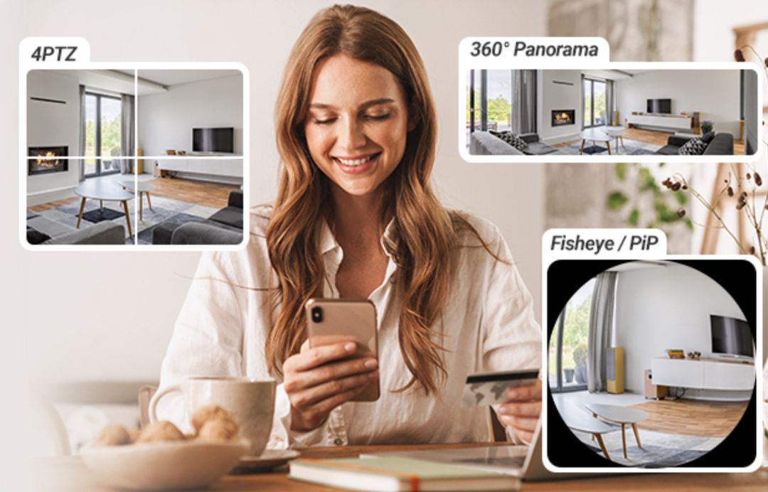 Ezviz CS-E4p 3K+ 6MP Wi-Fi Panoramic Fisheye Camera — Ağıllı ev və təhlükəsizlik, Bakı (10)