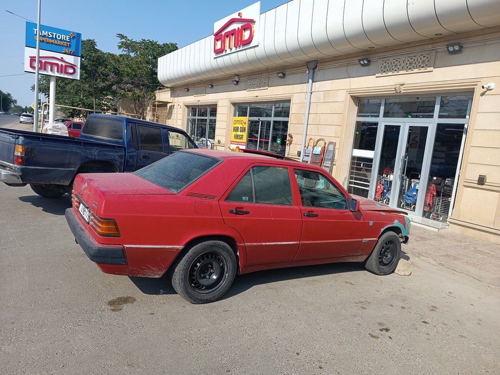 Mercedes 190, 2.0 L, 1993 il, 510 000 km — Avtomobillər, Salyan (3)