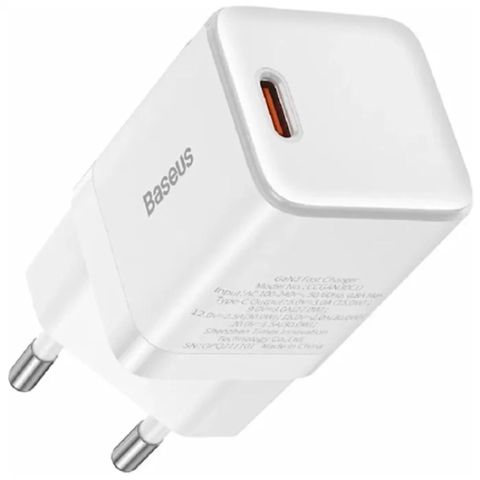 Baseus GaN3 1C 30W Usb‑c Fast Charger EU CCGN010101 – müasir cihazlar — Bakı