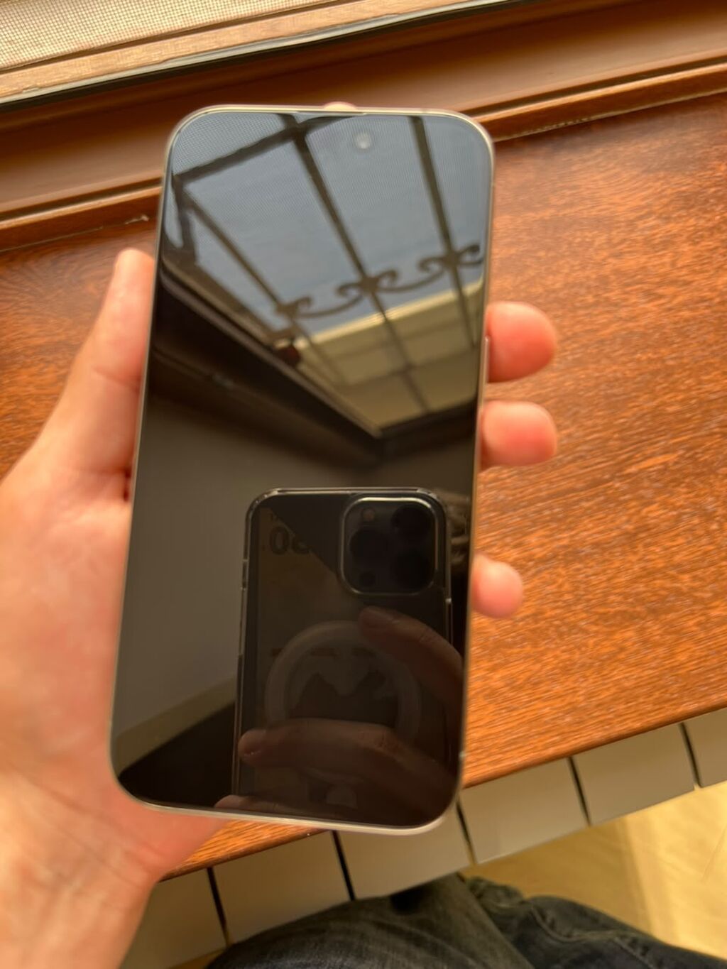 IPhone 15 Pro, Natural Titanium, Face ID — Apple iPhone, Digah (6)