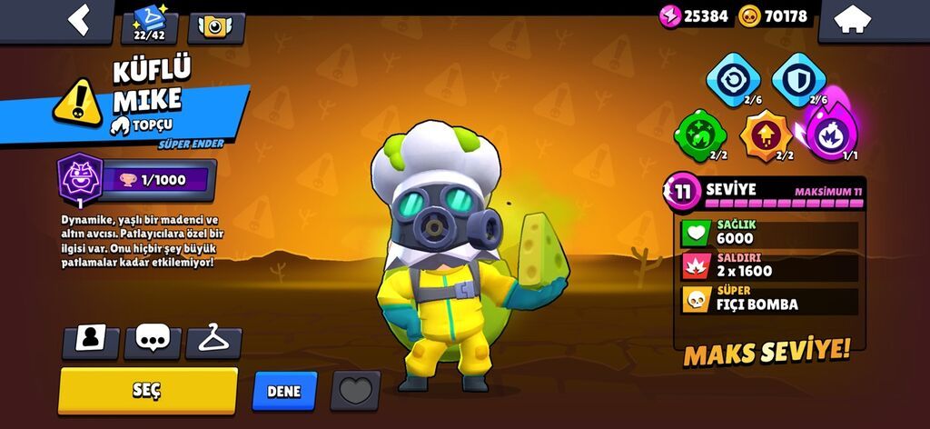 Brawl Stars oyun hesabı – yüksək səviyyəli və zəngin kontentli - Kupa — Şəxsi əşyalar, Masazır (10)