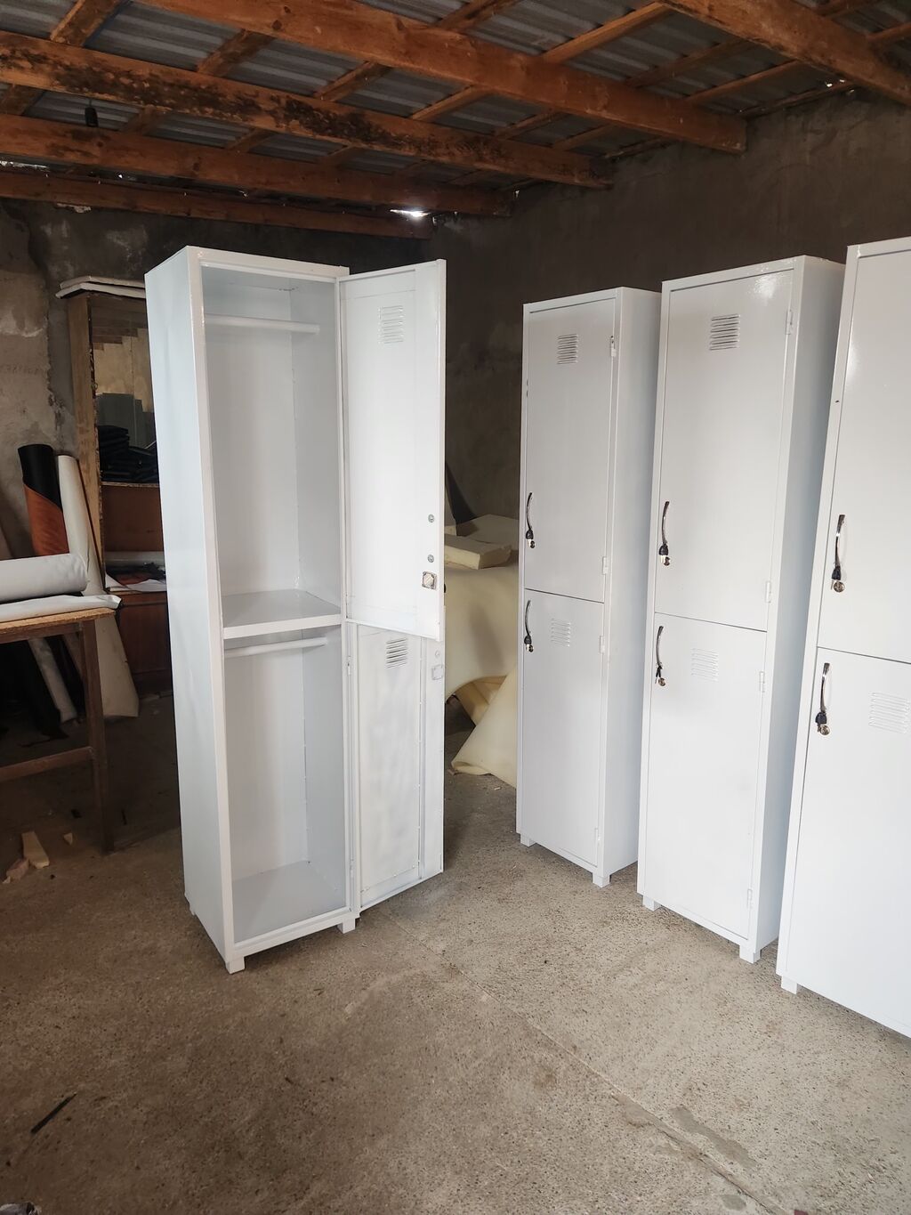 Metal dolablar – geyim və şəxsi əşyalar üçün - Material: möhkəm — Ofis mebeli, Digah (3)