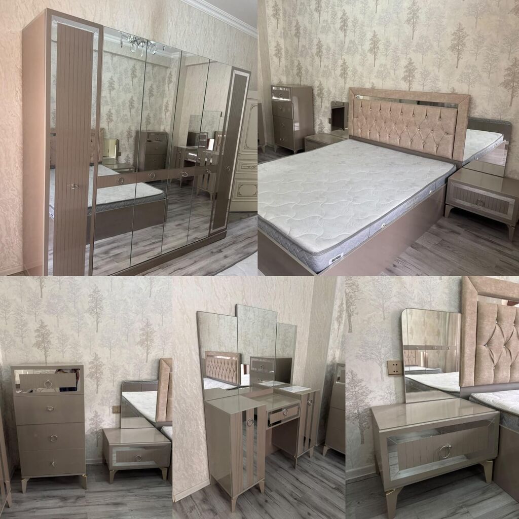 Yataq Desti. 900azn. matras var pastelnica var ideal — Yataq otağı mobilya dəstləri, Bakı