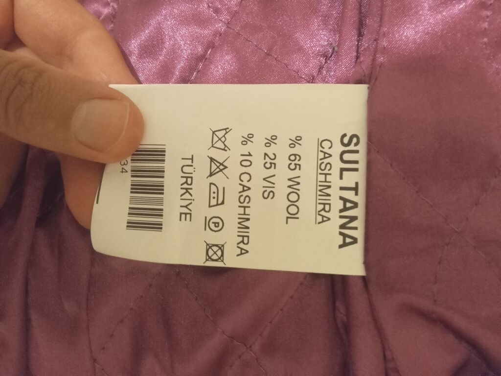 Qadın palto – Süslü 40 ölçü - Rəng: tünd zoğalı/şərab rəngi - Model — Palto, Bakı (10)