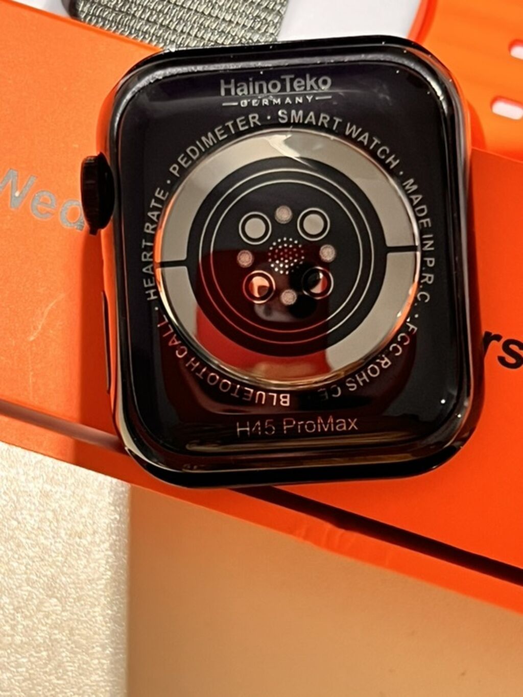 HainoTeko Smart Watch H45 ProMax – çoxqaşlı dəst Xüsusiyyətlər — Ağıllı saatlar, Bakı (4)