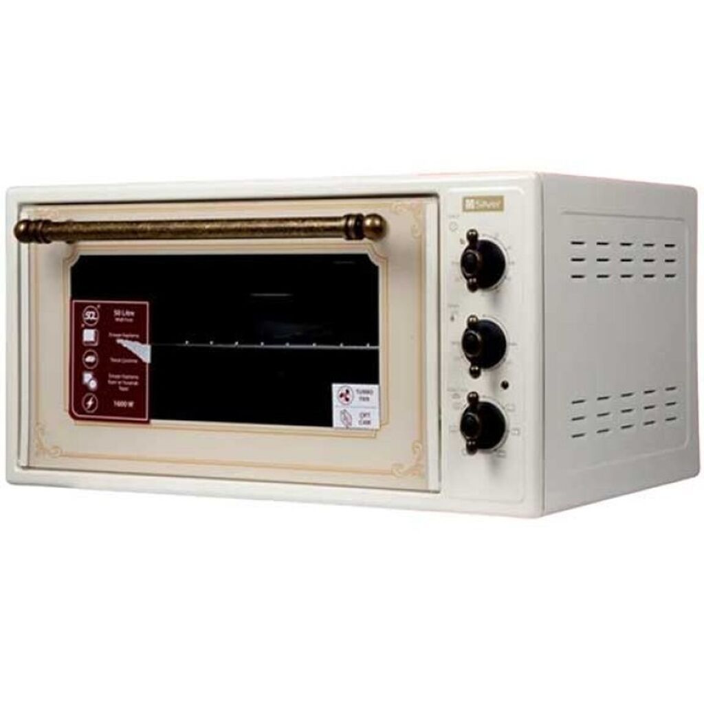Silver SL-2060C Elektrik Soba – 50L, 1600W, qril funksiyalı, analoq — Masaüstü plitələr, Bakı