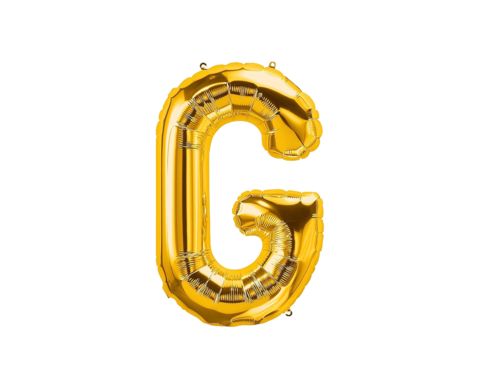 Şar, G hərfi, folqa, qızılı, helium və hava ilə doldurmaq üçün, 81 sm — Bakı