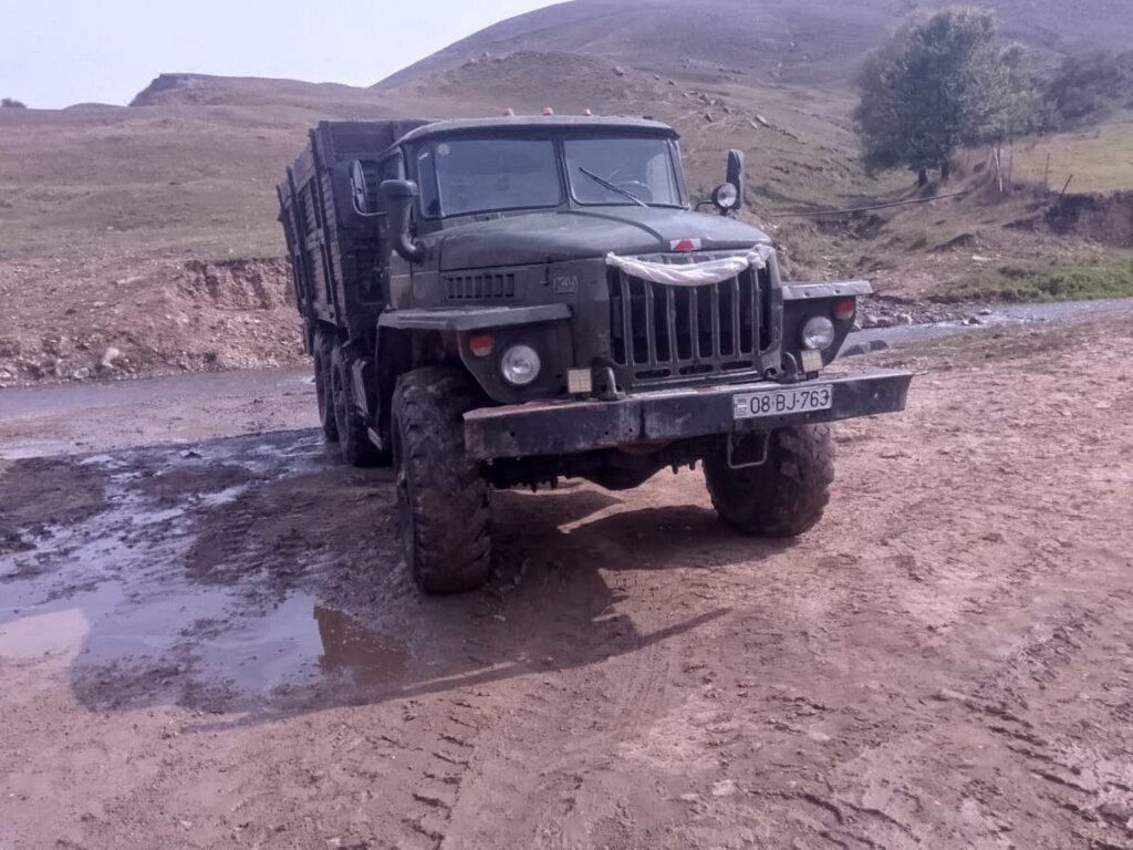 Ural 4320, 11 L, 1990 il, 166 600 km 08-BJ-763 — Yük maşınları, Balakən (7)