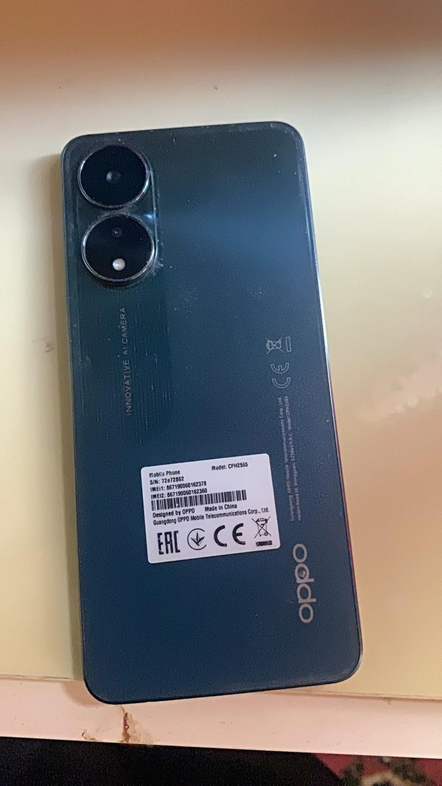 Oppo A78 Aqua Green 256GB/8GB — Smartfonlar, Bakı (3)