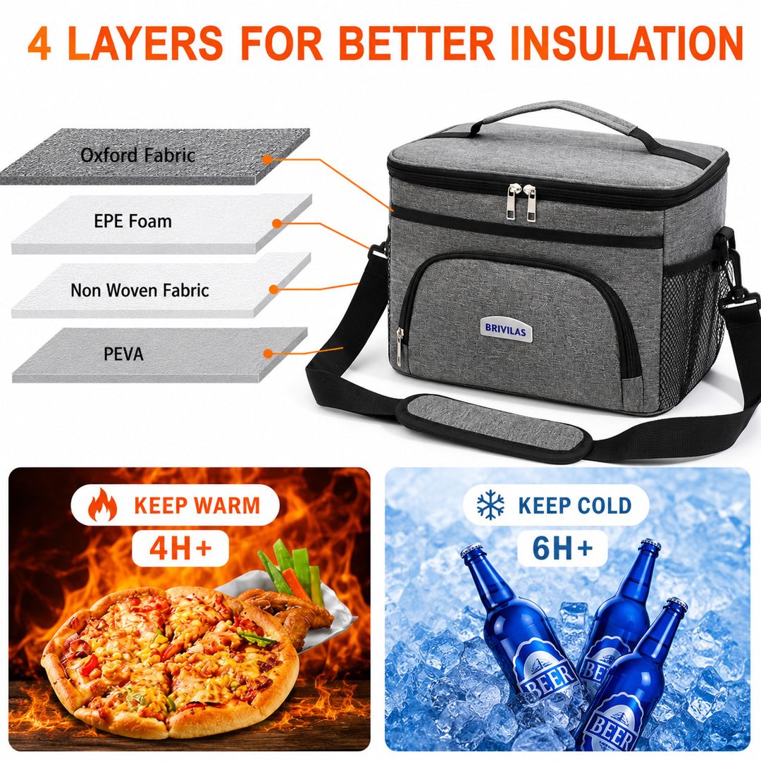 Termoçanta Brivilas, 20 l, boz — Mallar, Bakı (2)