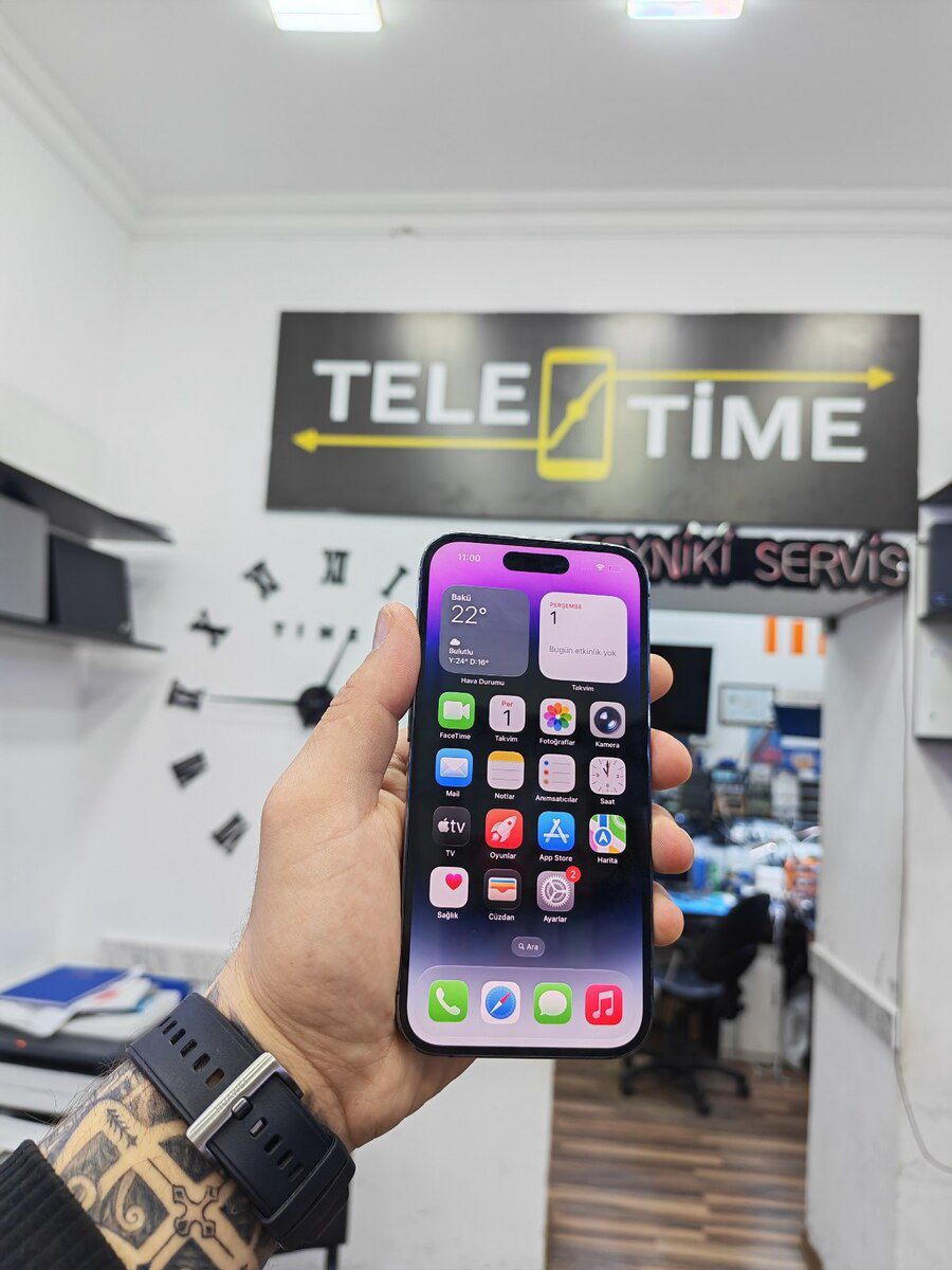 Apple iPhone 14 Pro Deep Purple 128GB/6GB — Smartfonlar, Bakı (2)