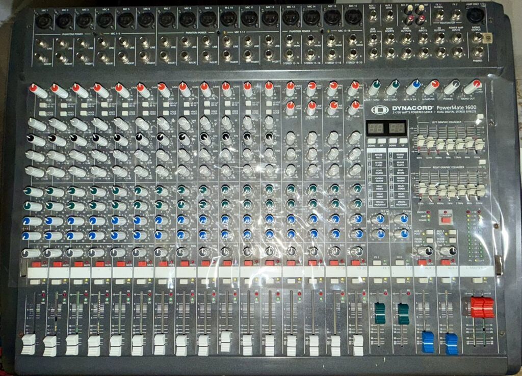 Dynacord PowerMate 1600 – gücləndiricili mikser - Marka/model — Studiya və konsert üçün, Masallı (2)