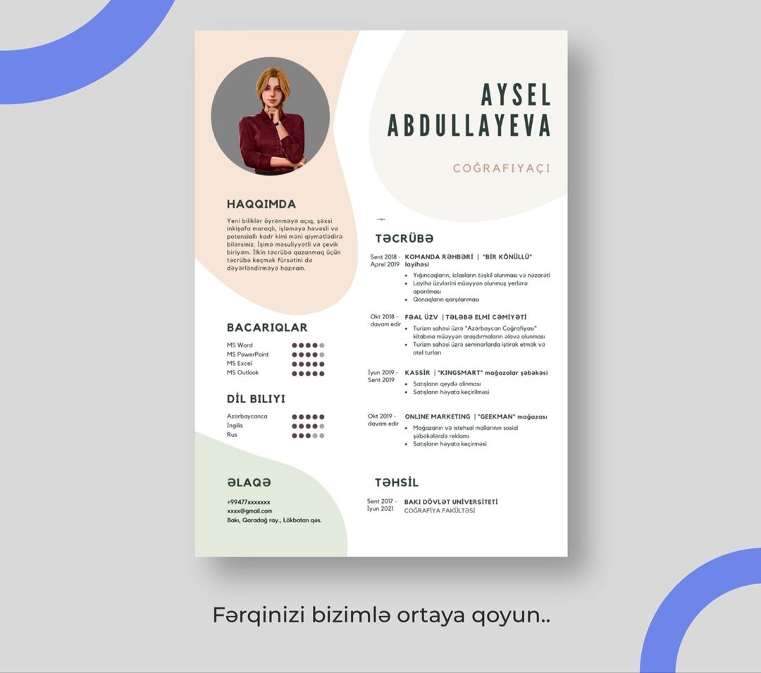 CV düzəltmə xidməti — Reklama, IT, marketing, Bakı