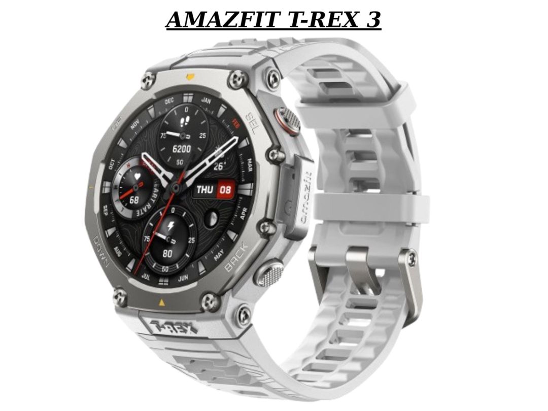Xiaomi Amazfit T-Rex 3 Onyx — Ağıllı saatlar və biləkliklər, Bakı (3)