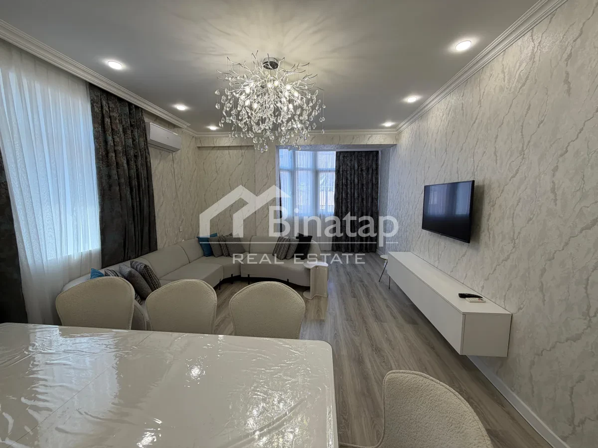 İcarəyə verilir 3 otaqlı yeni tikili 127 m², İnşaatçılar metrosu, Yasamal rayonu — 1 300 ₼ · Bakı · Mənzil İcarəyə verilir 3 otaqlı yeni tikili 127 m², İnşaatçılar metrosu, Yasamal rayonu — Bakı