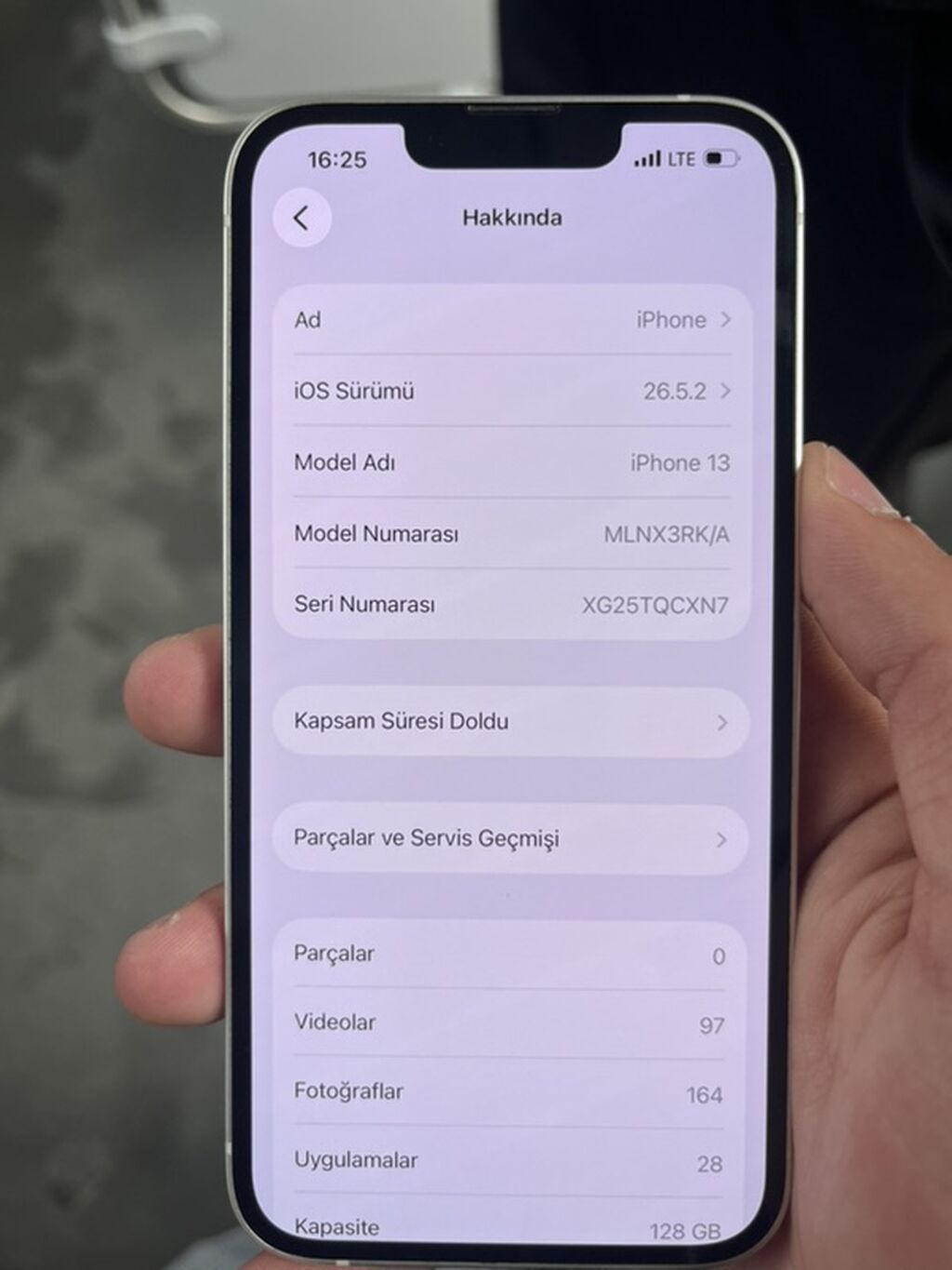 IPhone 13, 128 GB, Ağ, Face ID — Apple iPhone, Bakı (5)