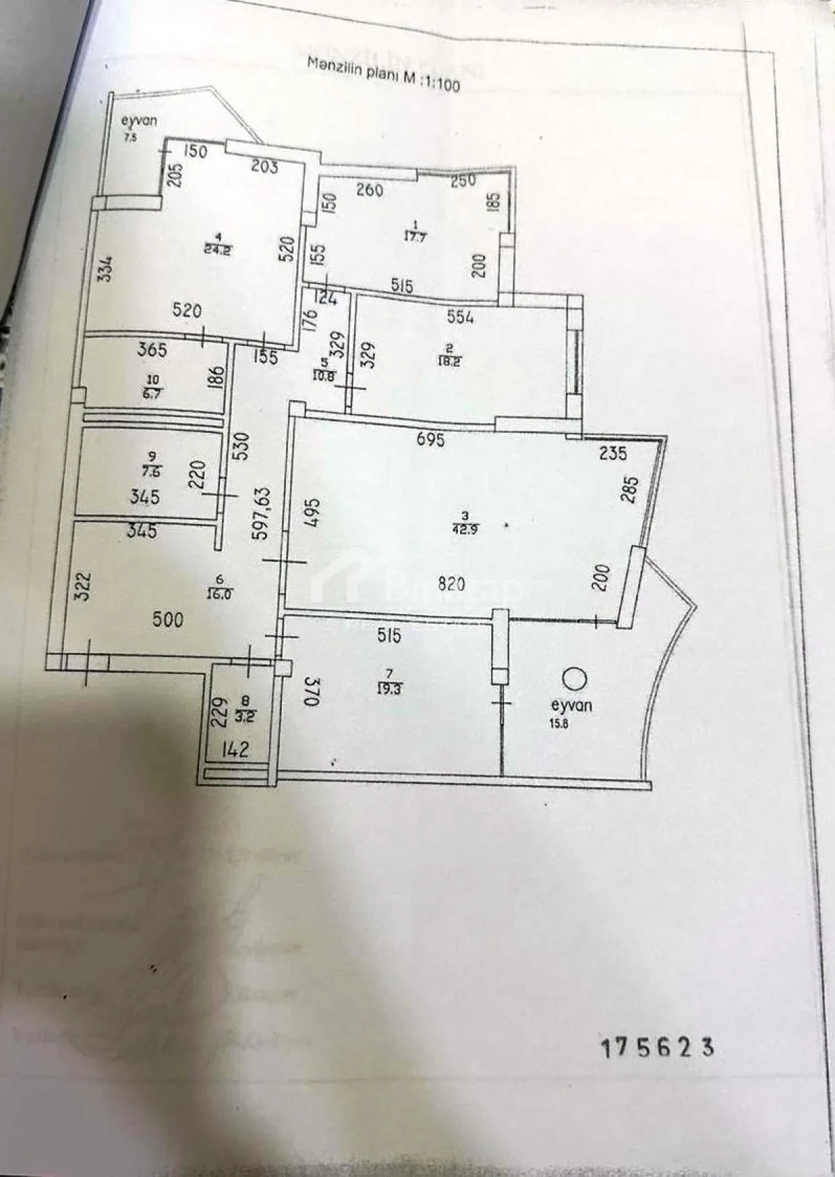 Satılır 4 otaqlı yeni tikili 205 m², 28 May metrosu, Nəsimi rayonu — Mənzil, Bakı (3)