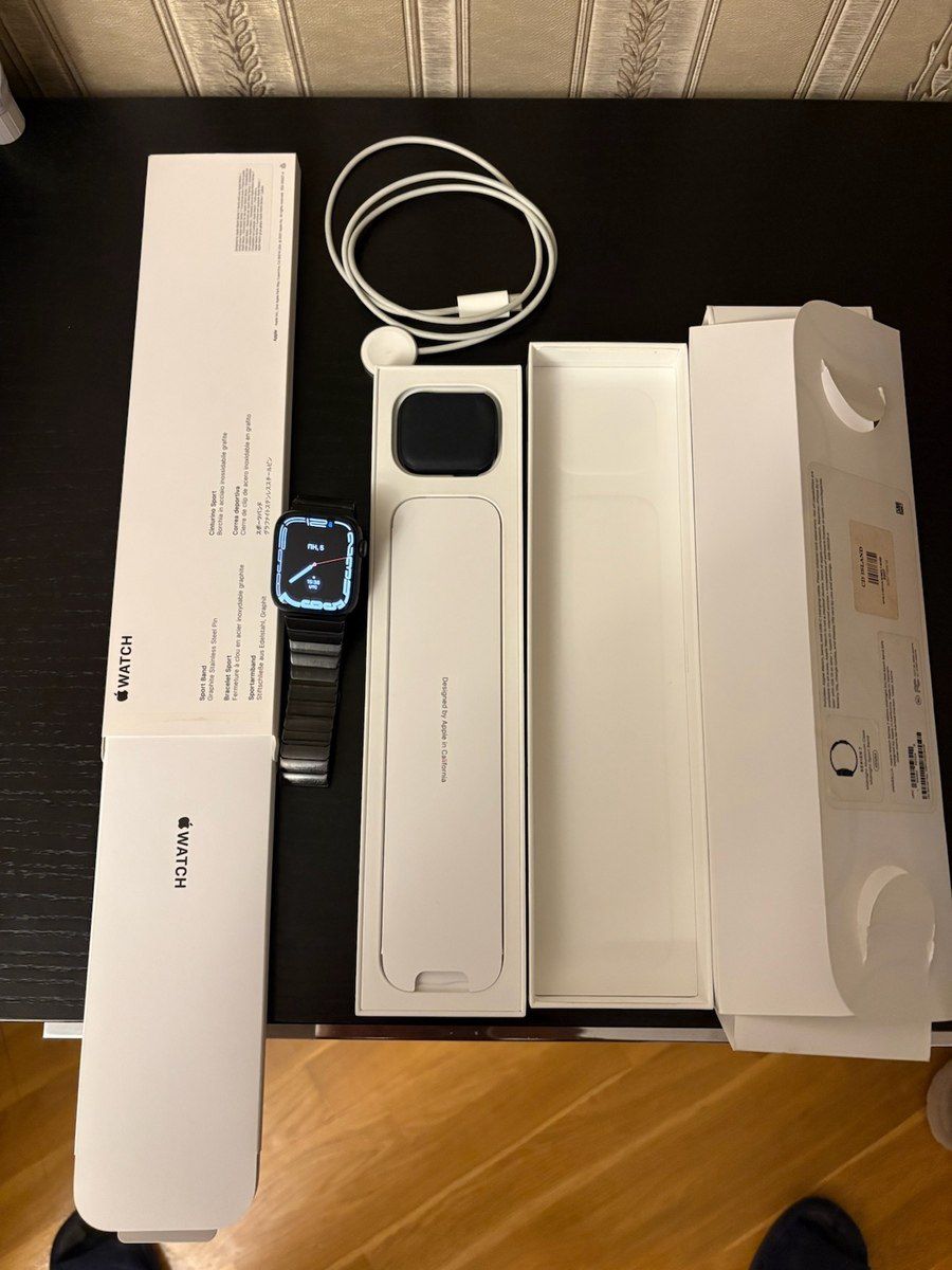 Apple Watch Series 7 Aluminum Midnight 45mm — Ağıllı saatlar və biləkliklər, Bakı (3)