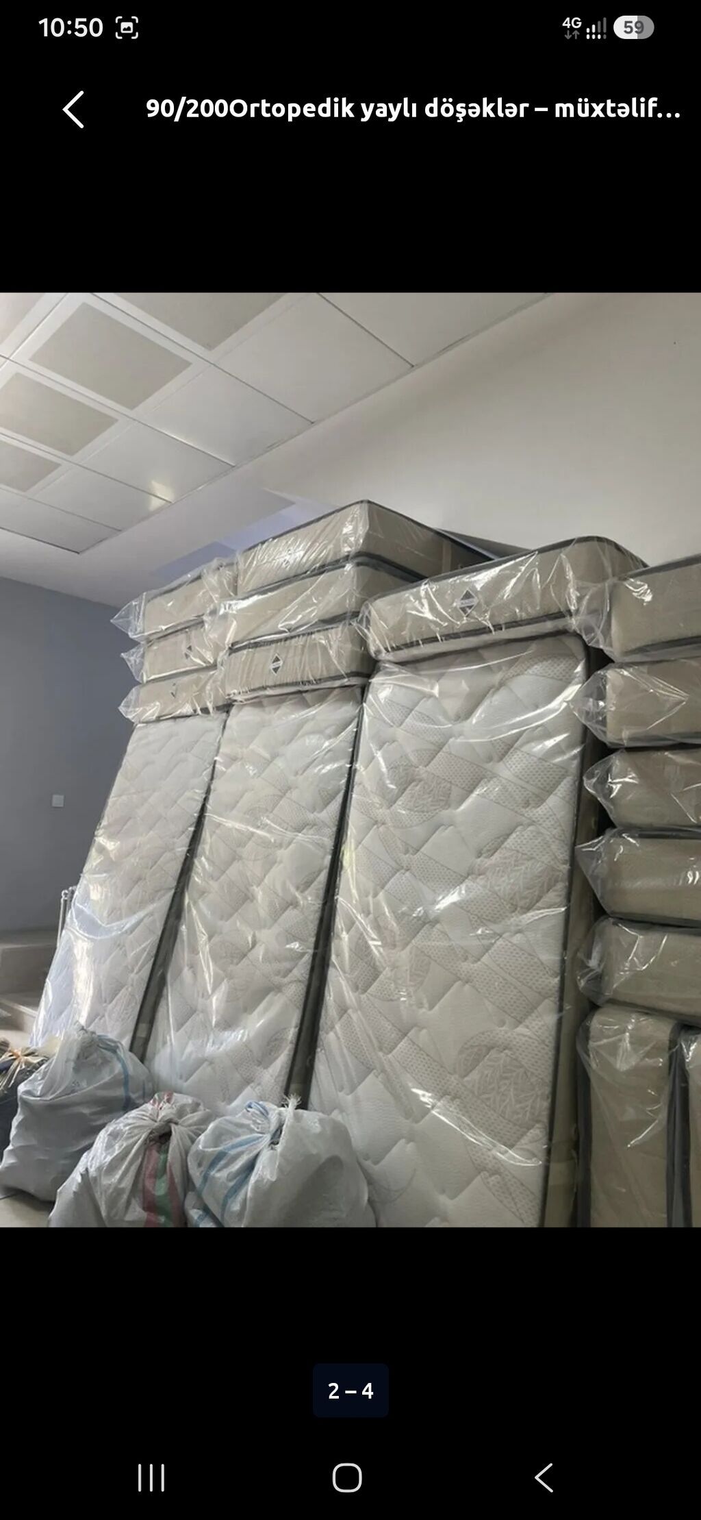 Yeni, Ortopedik matras, Bir nəfərlik — Matraslar, Xırdalan