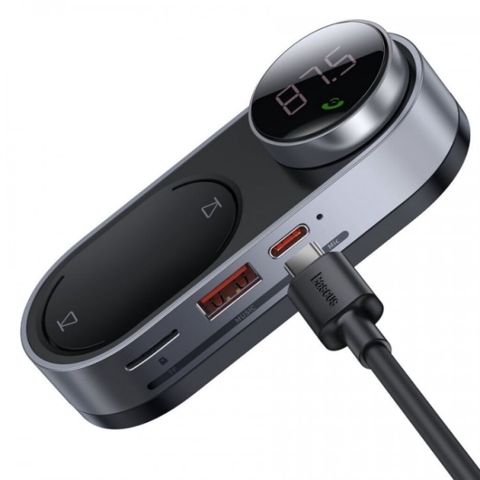 Baseus Solar FM Modulator Car Wireless MP3 Player Bluetooth 5.0 USB TF — 60 ₼ · Bakı · Digər Baseus Solar FM Modulator Car Wireless MP3 Player Bluetooth 5.0 USB TF — Bakı