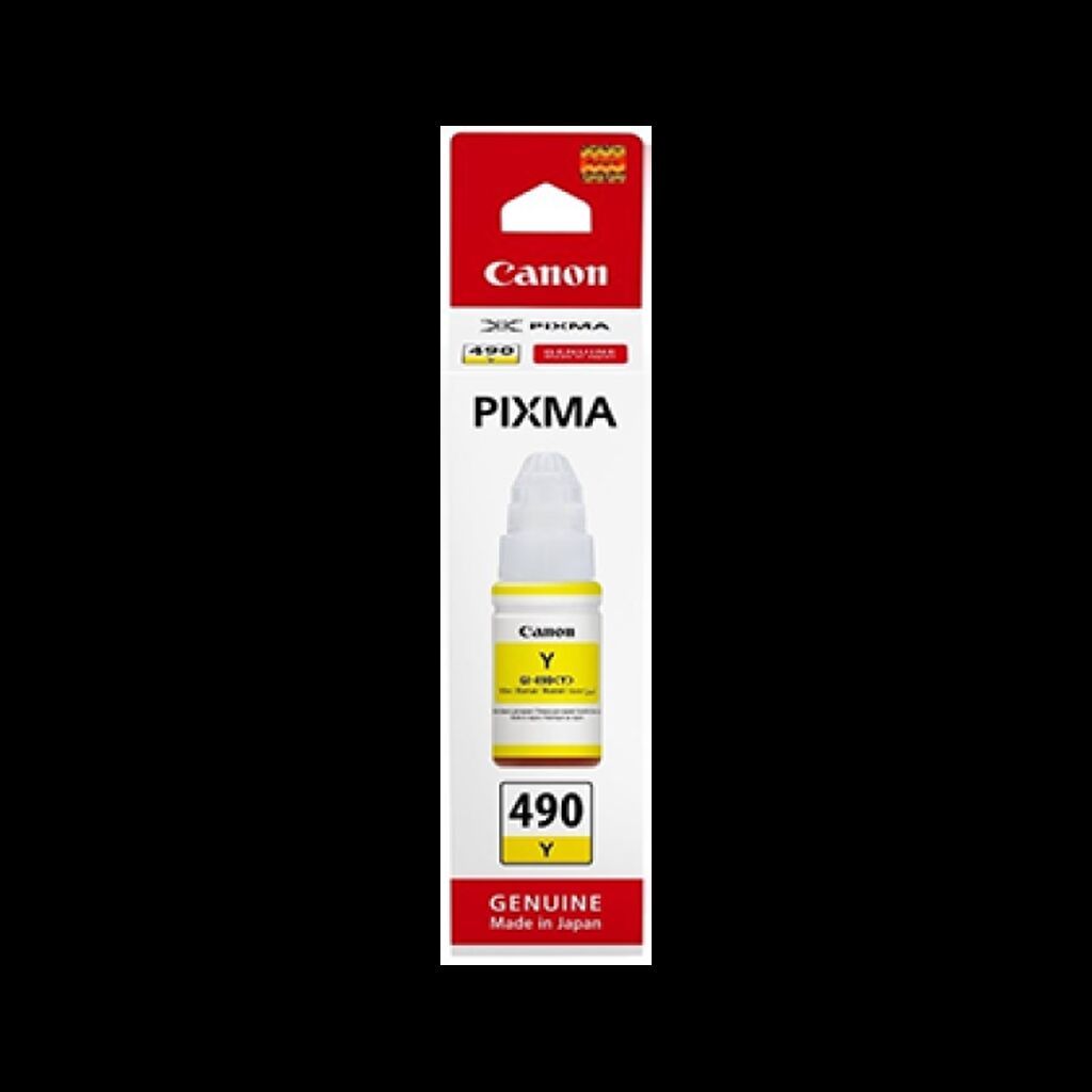 Canon GI-490 Y (0666C001) – 70 ml orijinal sarı mürəkkəb konteyneri — İstehlak malları və aksesuarlar, Bakı