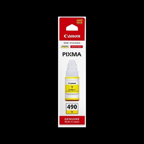 Canon GI-490 Y (0666C001) – 70 ml orijinal sarı mürəkkəb konteyneri — İbay Az