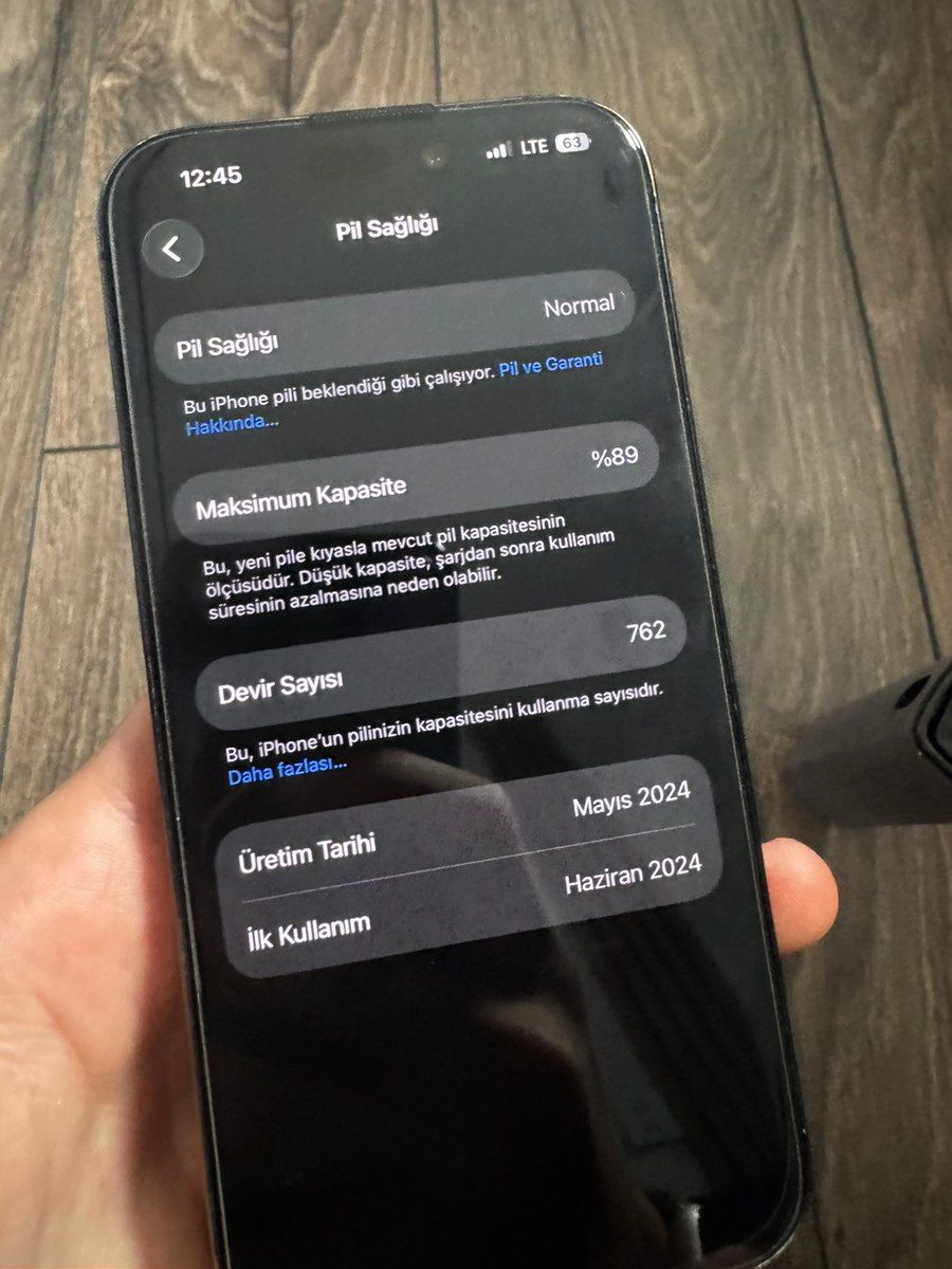 Apple iPhone 15 Pro Black Titanium 256GB/8GB — Smartfonlar, Bakı (4)