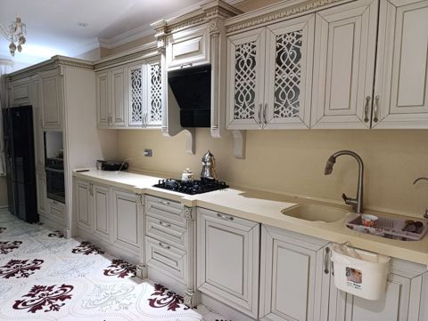 Klassik üslubda hazırlanmış modul mətbəx mebeli dəsti - Rəng: açıq — 1 800 ₼ · Bakı · Mətbəx mobilyası Klassik üslubda hazırlanmış modul mətbəx mebeli dəsti - Rəng: açıq — Bakı