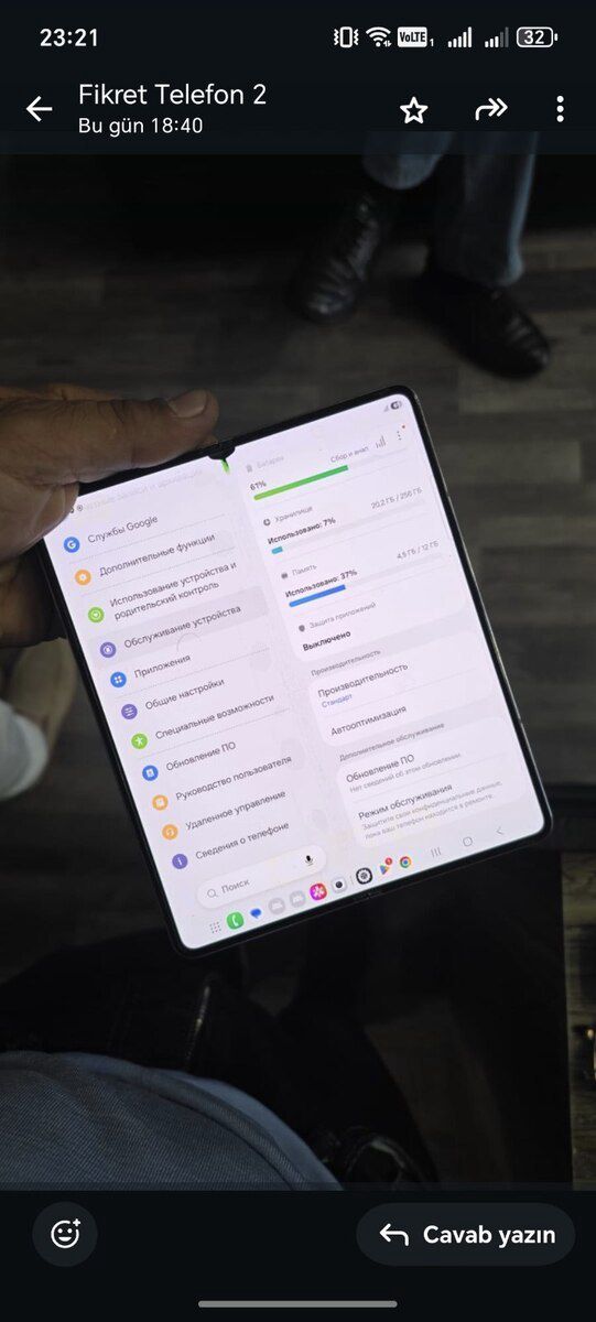 Samsung Galaxy Z Fold ekranı — Smartfonlar, Bakı (2)