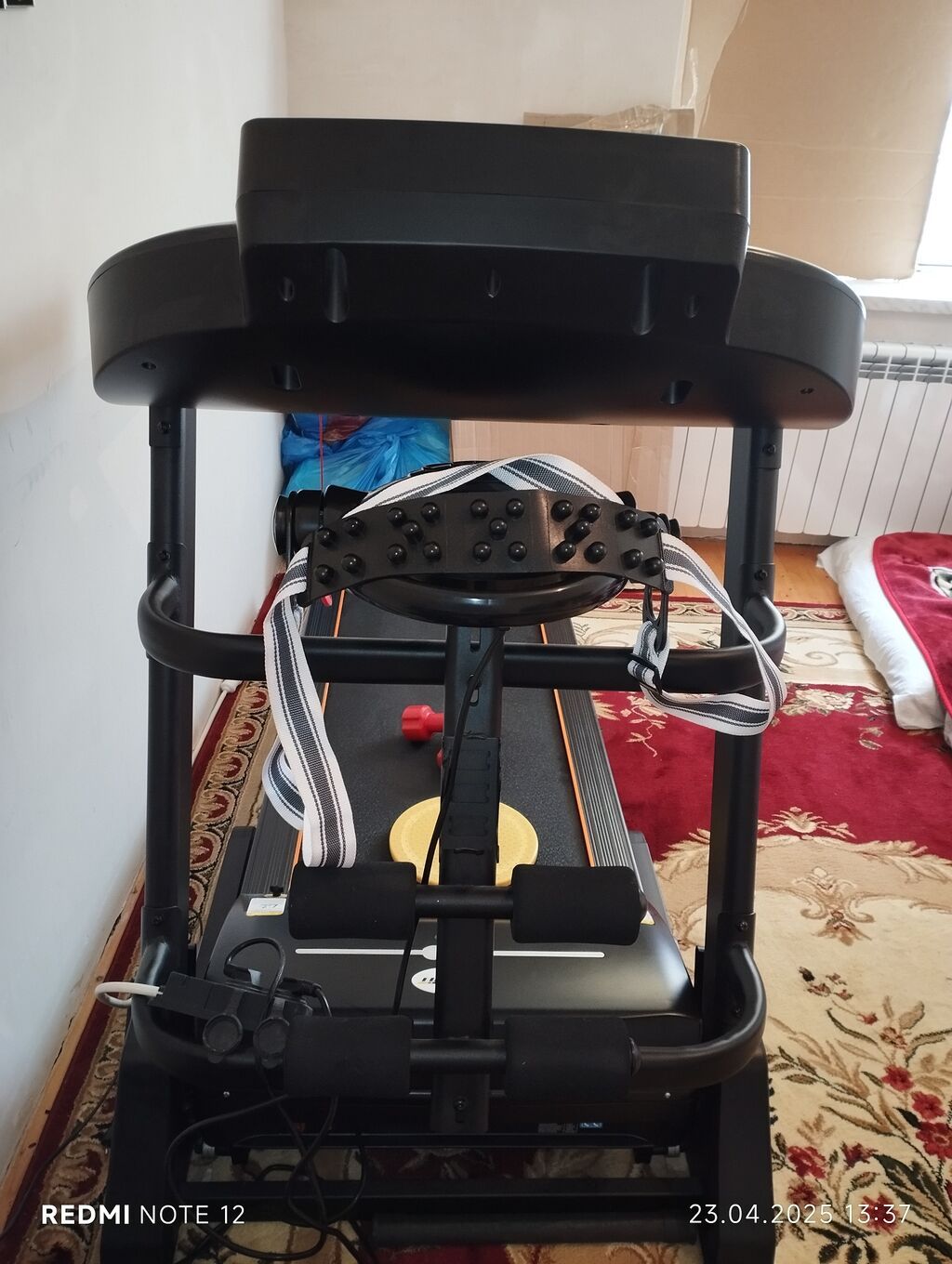 BedyFit elektrik qaçış trenajoru - Geniş LCD panel: sürət, vaxt — Koşu simulyatorları, Bakı (2)
