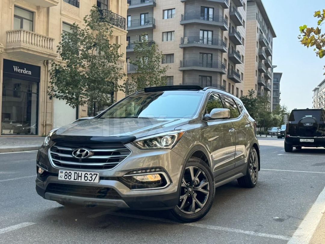 2018 Hyundai Santa Fe, 2.0 L, 2018, 190,000 km 10-AH-158 — Avtomobillər, Bakı (6)