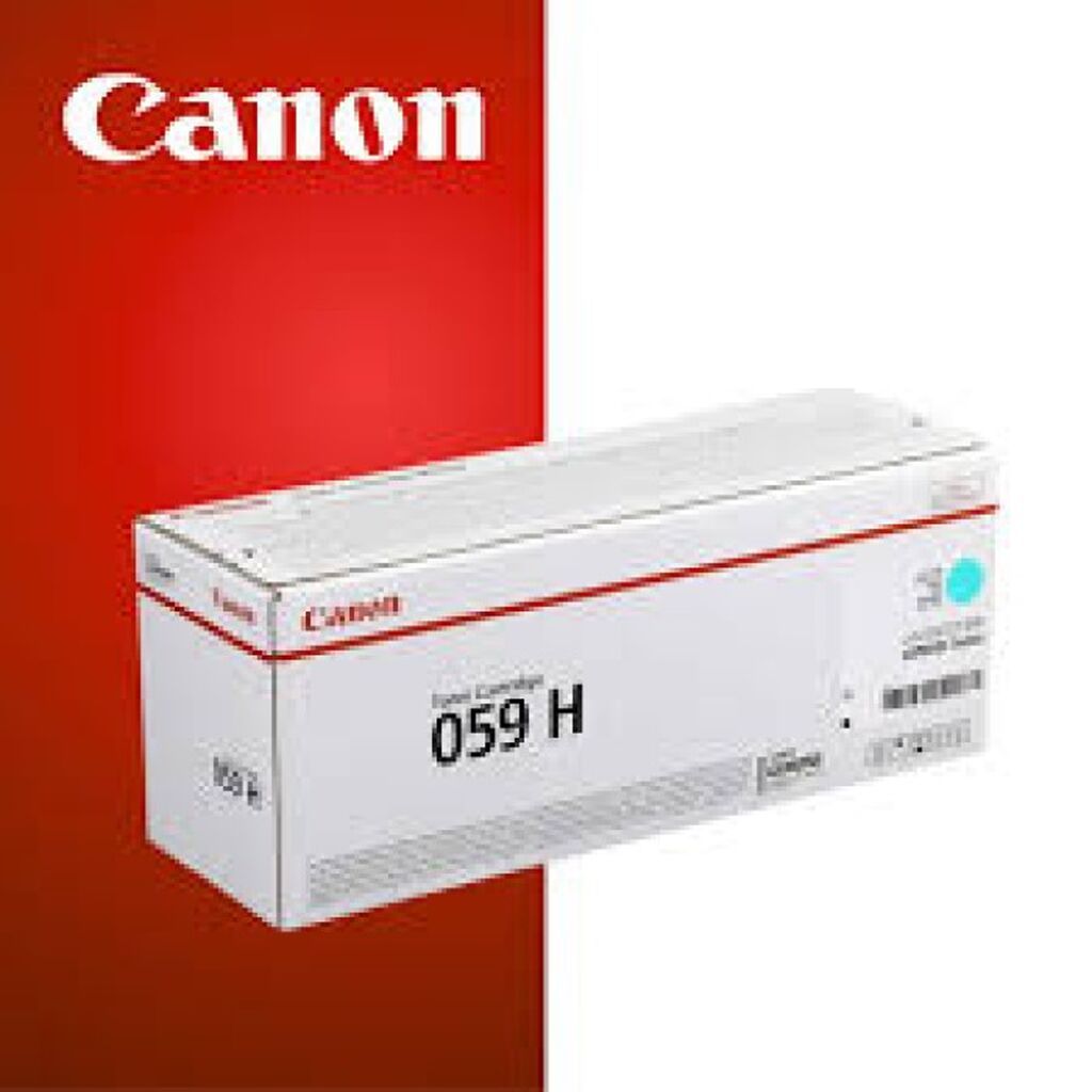 Canon Cartridge 059H C Cyan Original Toner Kartrici Canon CRG-059H C — İstehlak malları və aksesuarlar, Bakı (3)