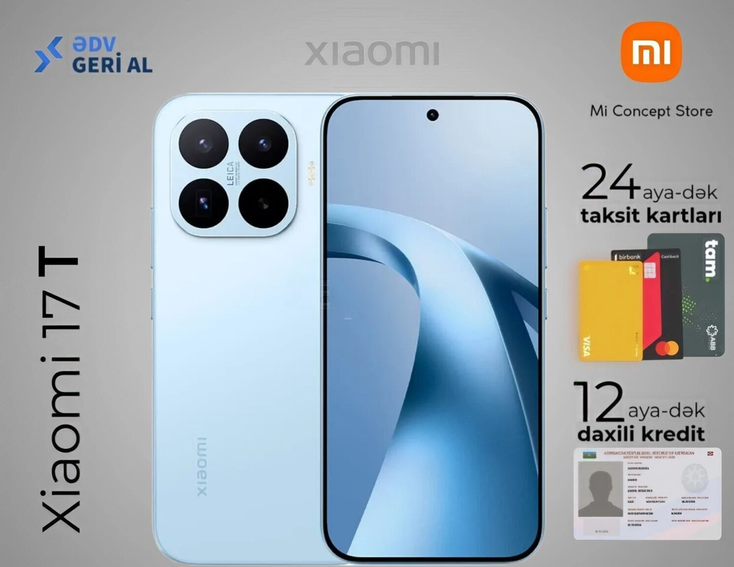 Xiaomi 17T, 12 GB — Bakı