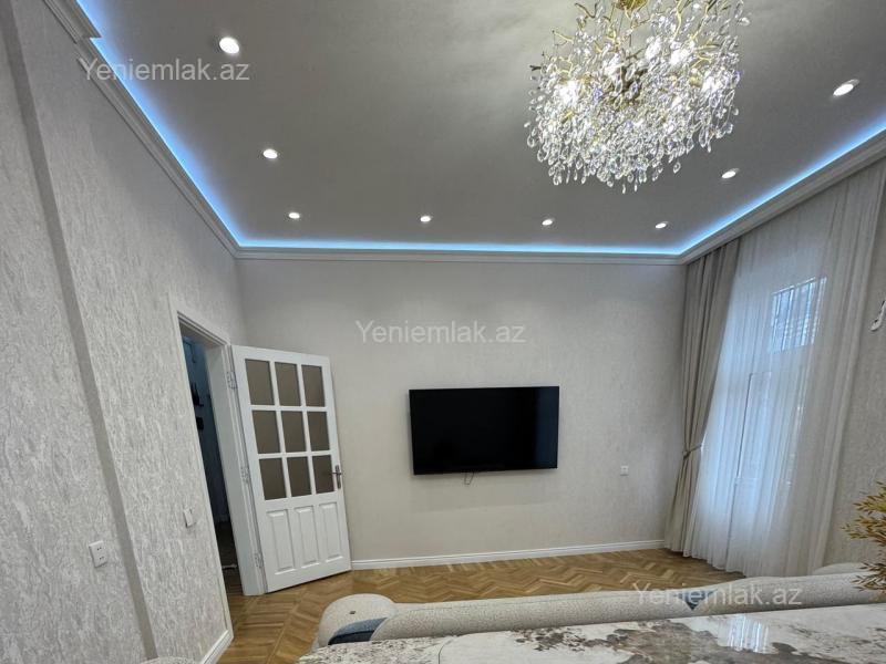 Kirayə 3 otaqlı Bina evi menzil (Köhnə tikili), 90 m², Nəsimi rayonu — Mənzil, Bakı (5)