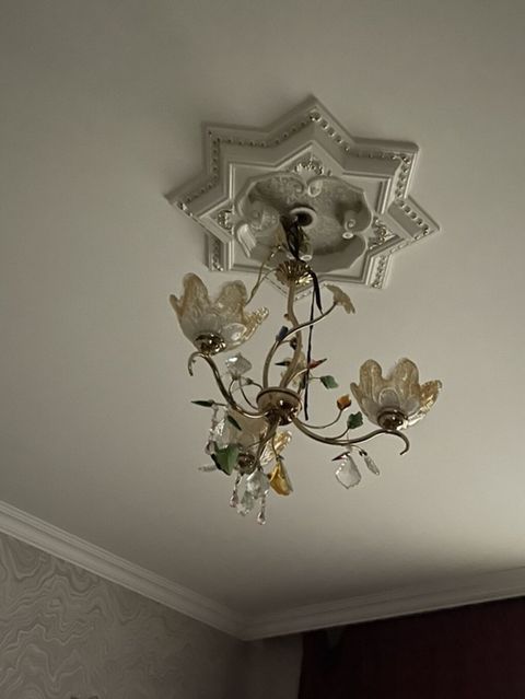 Çılçıraq, 3 lampa, Metal — Digah