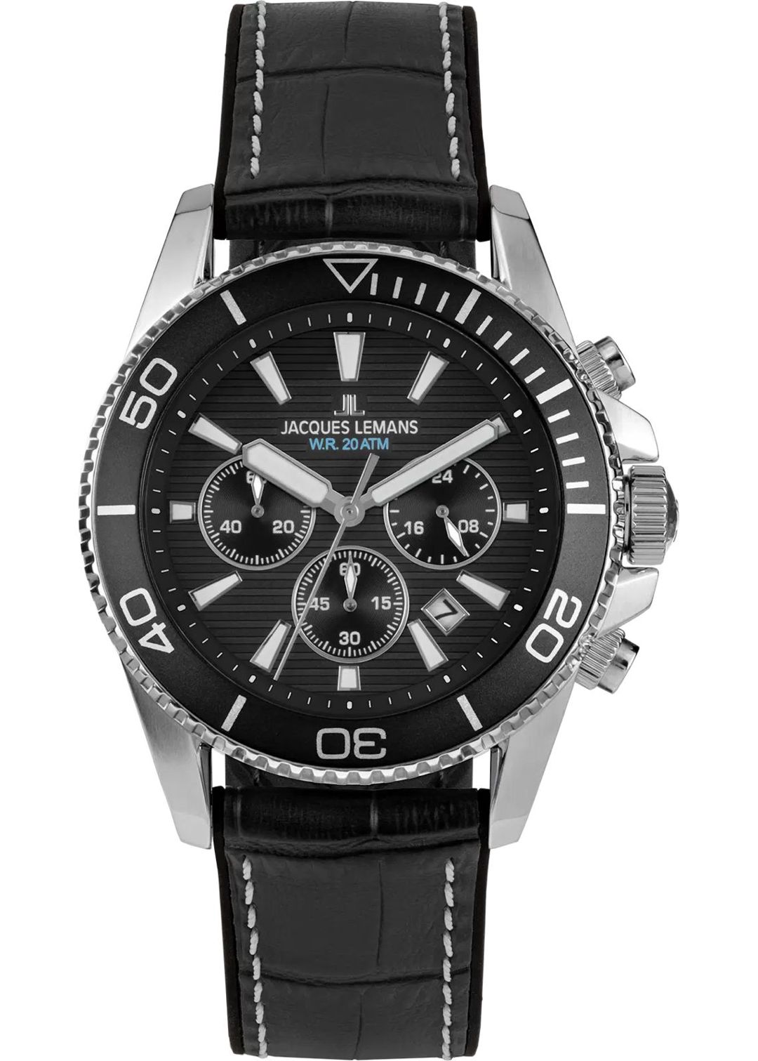 Qol saatı kişilər üçün Jacques Lemans 1-2206A Black — Mallar, Bakı