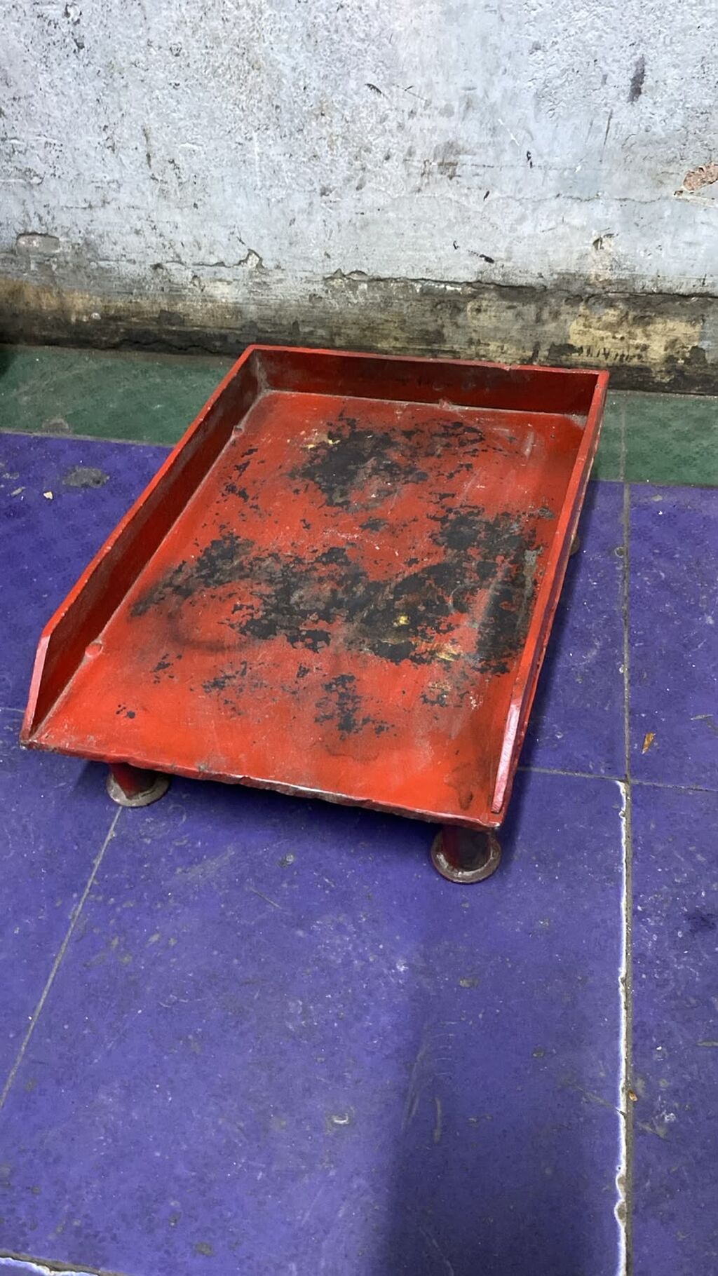 Peç altlıği Metaldan hazırlanmış alçaq sten/tray - Material: qalın — Fəliz məmulatı, Masazır (6)