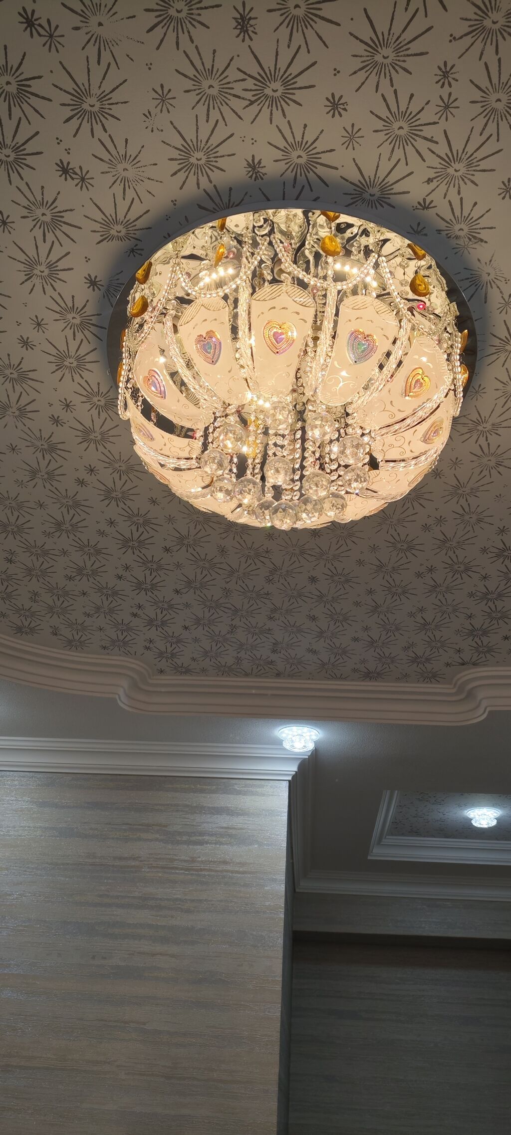 Led Çılçıraq, 4 və daha çox lampa, Xrustal — Tavan is?qlar? v? cilc?raqlar, Bakı (5)