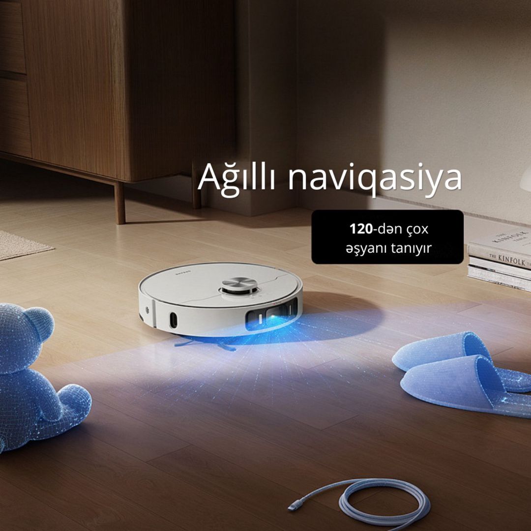 Robot-tozsoran Dreame L40 Ultra AE White — Ev texnikası, Bakı (4)