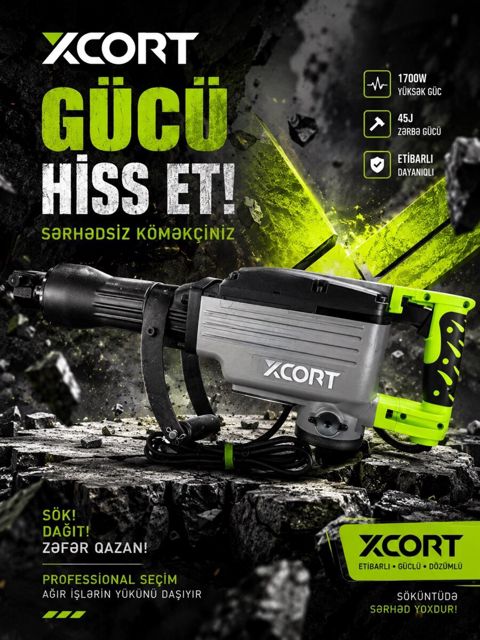 Xcort 1800W Sökücü Hilti — Bakı